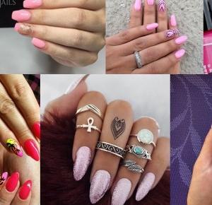 Basia Smoter Blog - blog kosmetyczny, blog lifestylowy. Opinie, trÄdzik, wÅosy, paznokcie, kosmetyki: RÃ³Å¼owe paznokcie. Zdobienia paznokci pink nails. HIT czy KIT? RÃ³Å¼owe paznokcie z brokatem. G