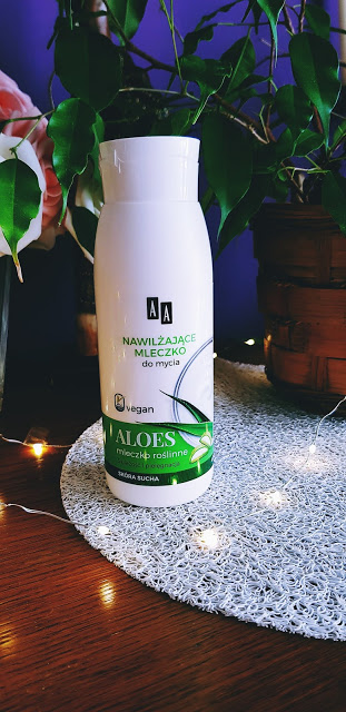 RECENZJA NAWILŻAJĄCE MLECZKO DO MYCIA AA VEGAN/ ALOES SKÓRA SUCHA | Beautybloganeta