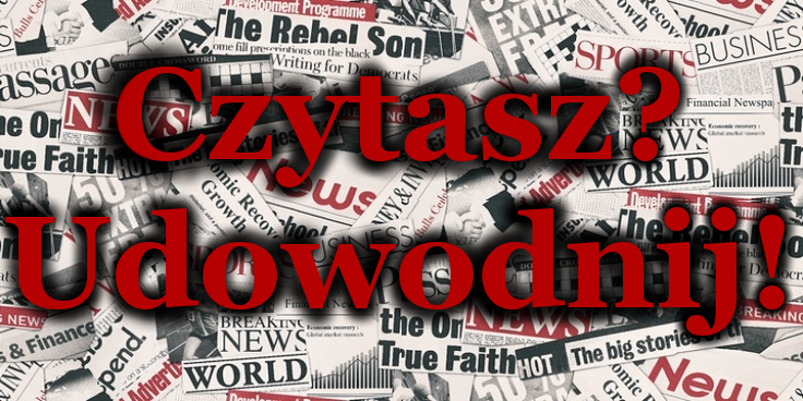 Czytasz? Udowodnij.