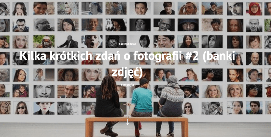 Kilka krótkich zdań o fotografii #2 (banki zdjęć) - Blake