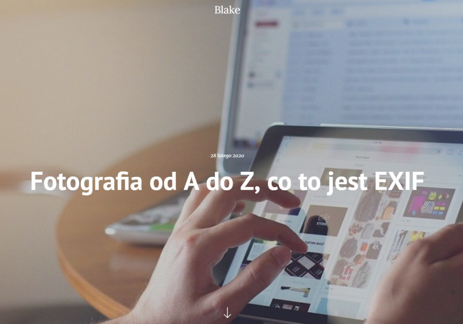 Fotografia od A do Z, co to jest EXIF - Blake