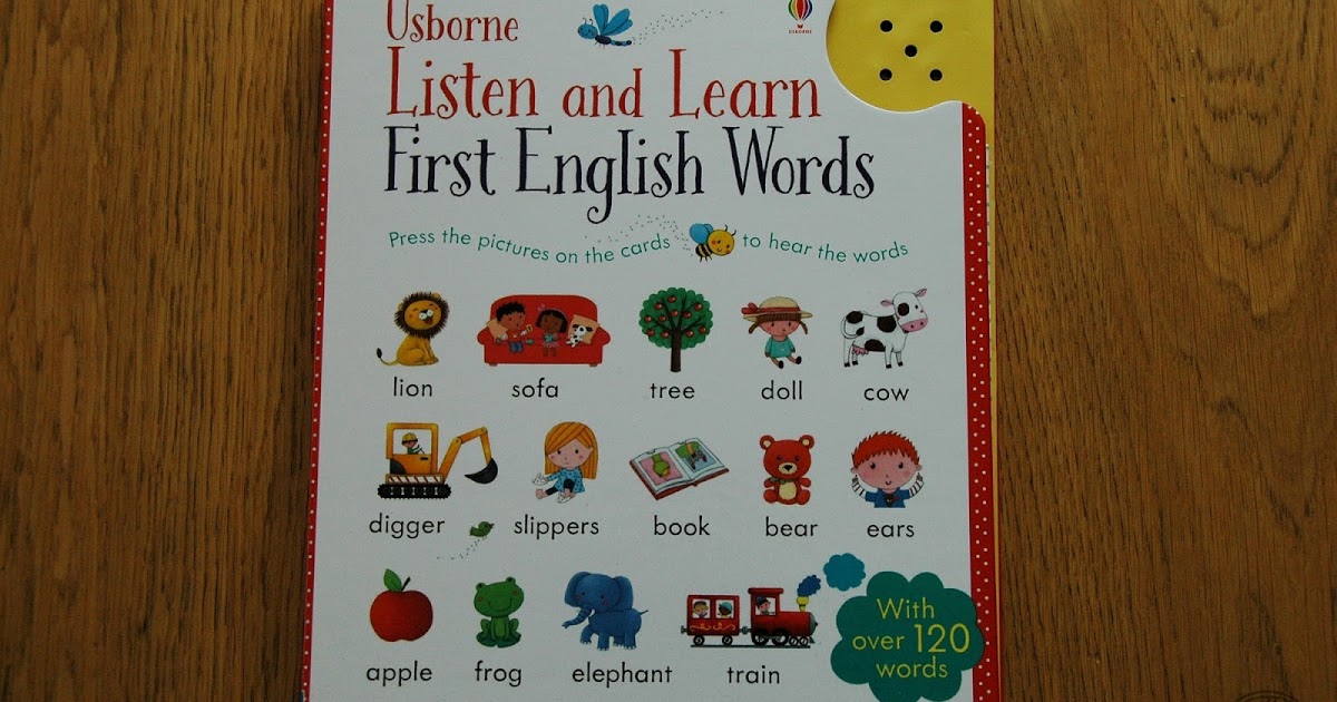 Rudym spojrzeniem: Listen and learn. First English words.