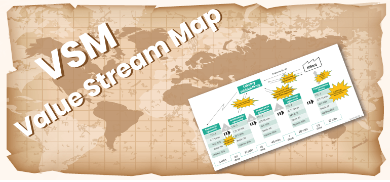VSM - Jak zbudować mapę procesu krok po kroku? Instrukcja, przykład, szablon - Lepszy Manager