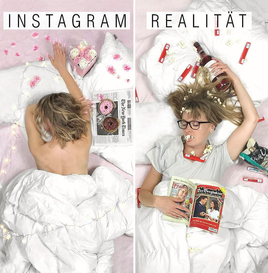 Instagram VS. Rzeczywistość