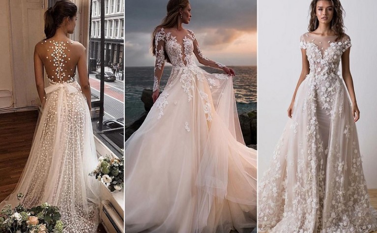 Najpiękniejsze suknie ślubne w różnych stylach !