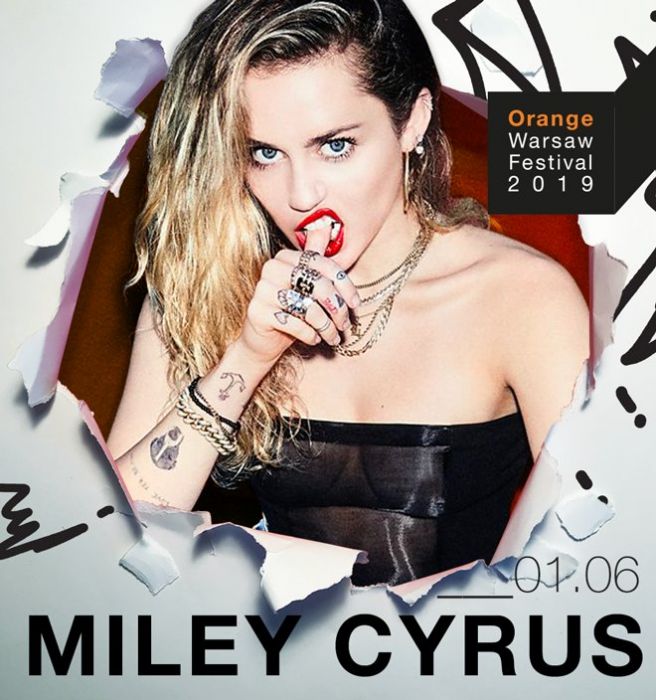 Miley Cyrus gwiazdą Orange Warsaw Festival 2019!