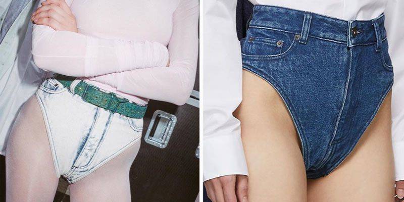 Jeansowe majtki to najdziwniejszy trend ostatnich lat.