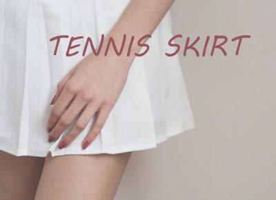 Tennis skirt, T-shirt moro - kilka stylizacji. 