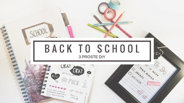 Back to school I 3 proste DIY - Dandiess