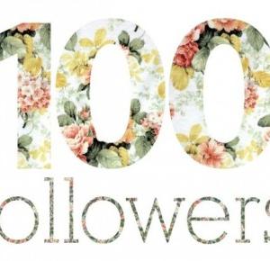 Suzane Catherine Blog: 100follow!