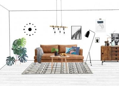 Projekt salonu - znajdź różnice ;) | Design Your Home with me
