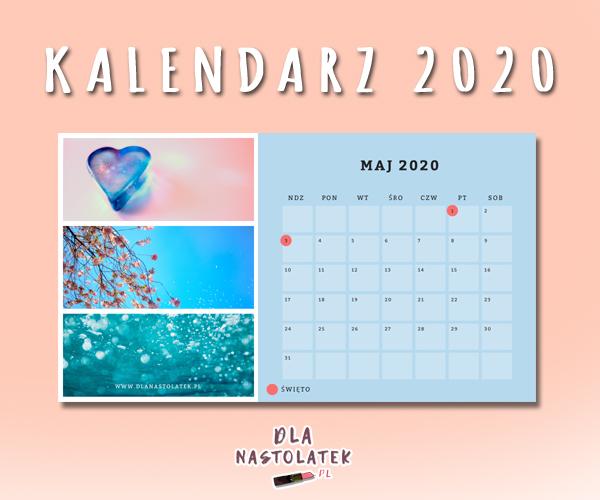 Darmowy kalendarz na 2020 rok | DlaNastolatek.pl