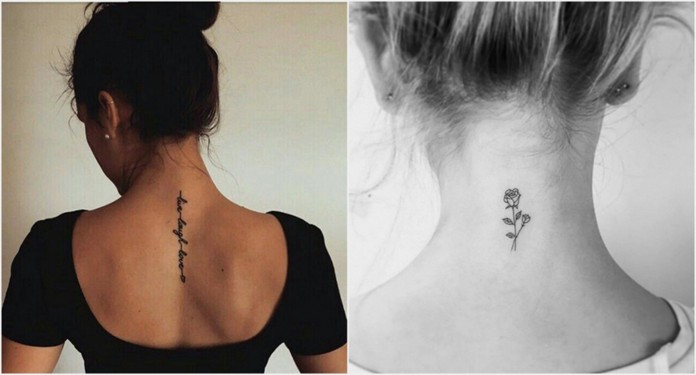Dziewczęce tatuaże idealne na kark | DlaNastolatek.pl