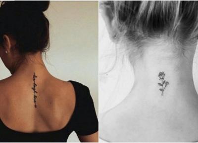 Dziewczęce tatuaże idealne na kark | DlaNastolatek.pl