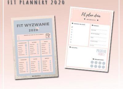 Darmowe FIT plannery 2020 | DlaNastolatek.pl