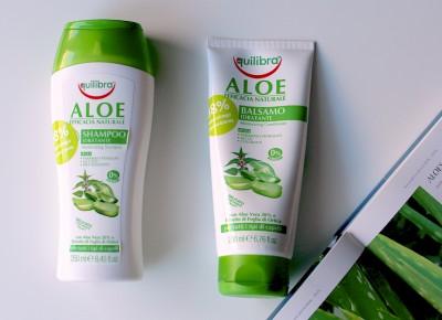 Aloesowa pielęgnacja: szampon i odżywka do włosów Equilibra | FLAMING BLOG