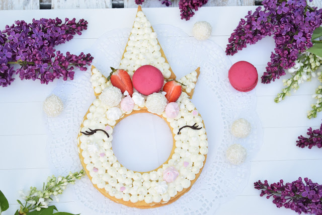 Sweet baking: Kruchy tort jednorożec