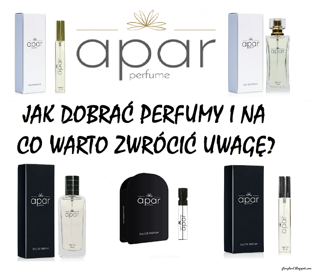 Jak dobrać perfumy i na co warto zwrócić uwagę przy ich zakupie na przykładzie zapachów od Apar Perfume