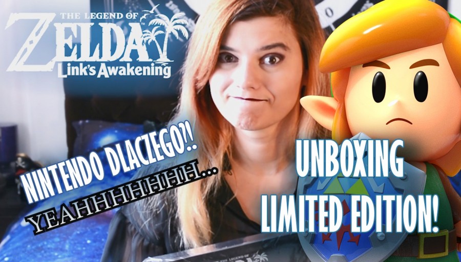 Nintendo dlaczego?! Limited Edition Zelda The link's Awakening unboxing