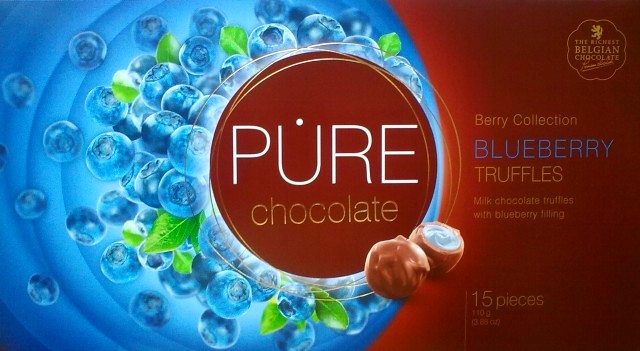 Czekoladowe Trufle o smaku jagody - Pure Chocolate