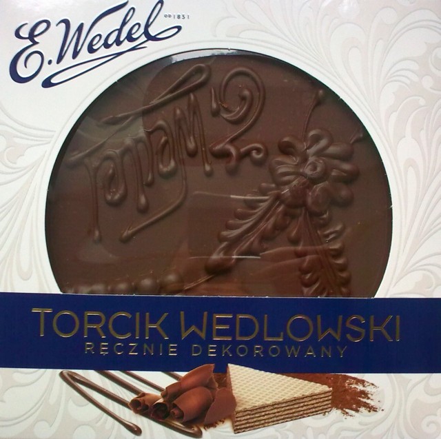 Torcik Wedlowski ręcznie dekorowany - E. Wedel