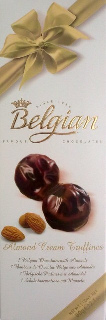 Mini bombonierka Almond Cream Truffines - Belgian Famous Chocolates