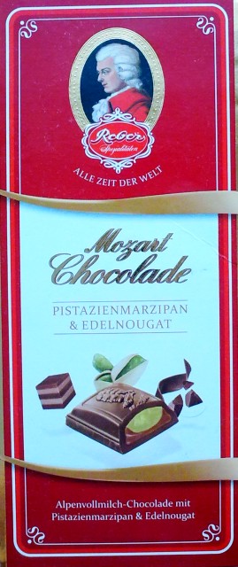 Pistacjowa czekolada mleczna Mozart Chocolade - Reber