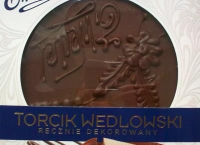 Torcik Wedlowski ręcznie dekorowany - E. Wedel