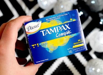 Świat obiektywem Janettt: Kobiece tematy - Tampony z aplikatorem Tampax Compak Regular