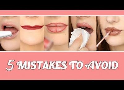 5 błędów w makijażu ust