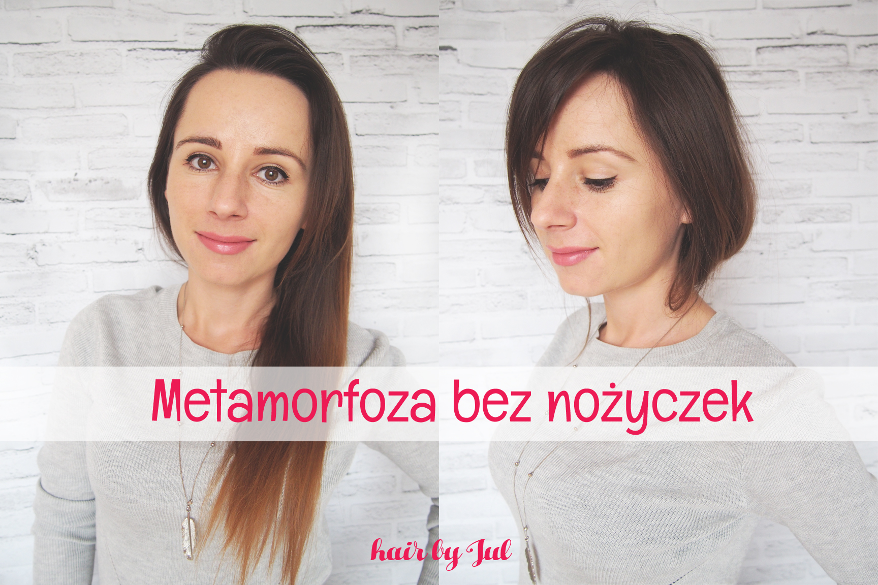 Metamorfoza bez nożyczek, czyli spinka do boba! - Hair by Jul- fryzury krok po kroku