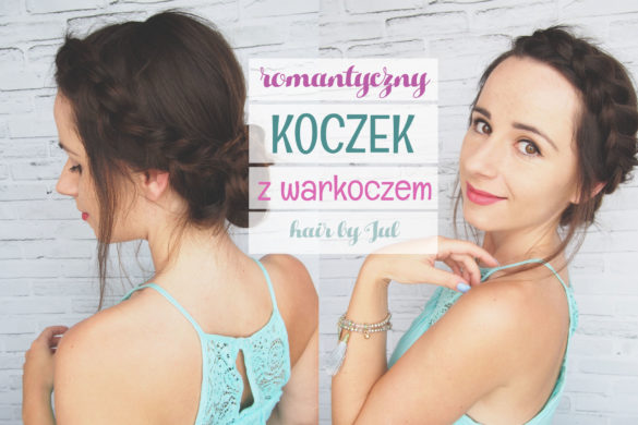 Wyzwanie: fryzury boho - 7 fryzur w 7 dni, dzień 2: romantyczne upięcie - Hair by Jul- fryzury krok po kroku