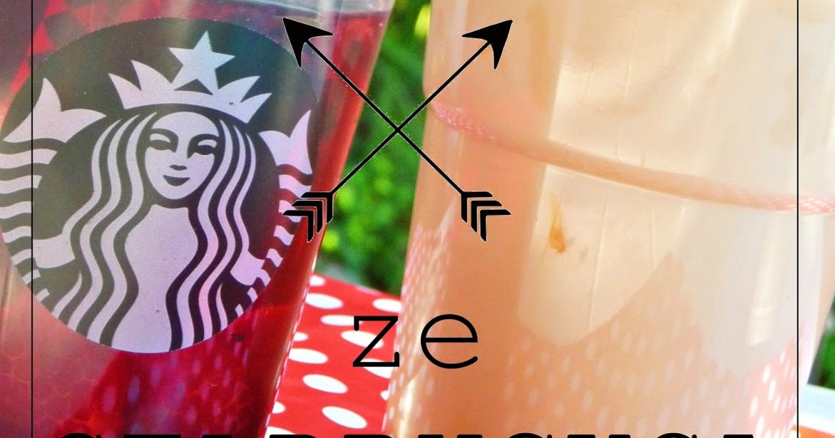 Karik Blog: DIY: LETNIE NAPOJE ZE STARBUCKSA