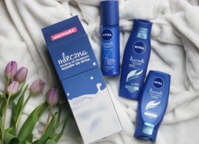 Nowość! Mleczna pielęgnacja włosów Nivea Hairmilk - śpiesz się i zostań testerką :) - Uroda, kosmetyki, makijaż w glowlifestyle.pl