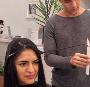 Ekstremalny sposób na rozdwojone końcówki. Kobiety traktują włosy zapaloną świeczką - Noizz