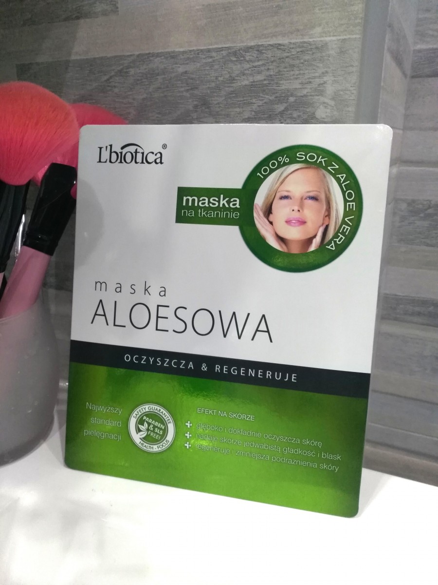 Aloesowa maska w płacie L'biotica