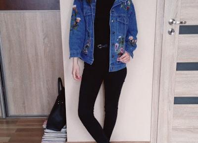 black pearl: Black base and denim jacket