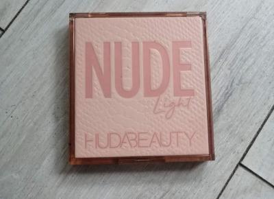 HUDA BEAUTY NUDE OBSESSION PALETTE LIGHT - PINK EYE MAKEUP LOOK