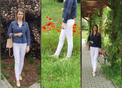 SEA BLOUSE&WHITE JEANS - STYLIZACJA I MAKIJAŻ