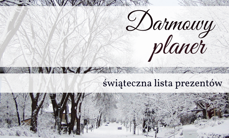 Darmowy planner świątecznych prezentów