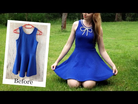 DIY sukienka z perełkami 👗 inspiracja Veronica Lodge (Camila Mendes) Riverdale
