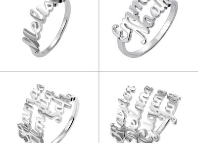 Delikatne i personalizowane pierścionki od getnamenecklace.com | Blog Fashion and Beauty - Personal by Leyraa