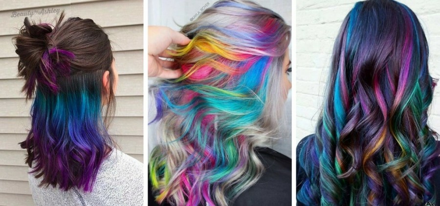 Kolorowe włosy na wakacje/ INSPIRACJE