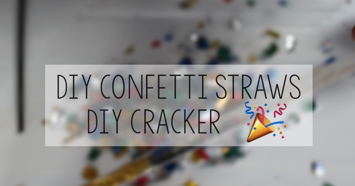 DIY Confetti Straws 