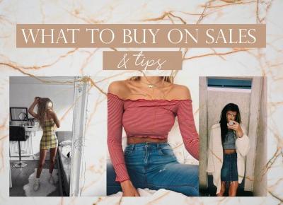 What to buy on sales + tips