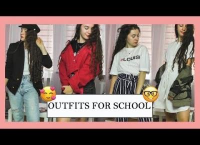 4 OUTFITS FOR SCHOOL! 📓🤓