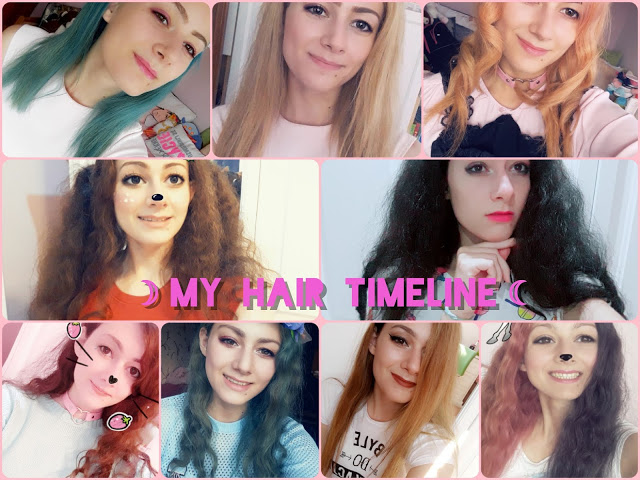 ☽My Hair Timeline☾  How I destroyed my hair - story