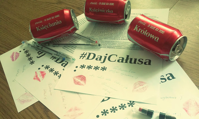 Marcelina Kornelia: Letters/Wyzwanie coca-cola #dajcalusa