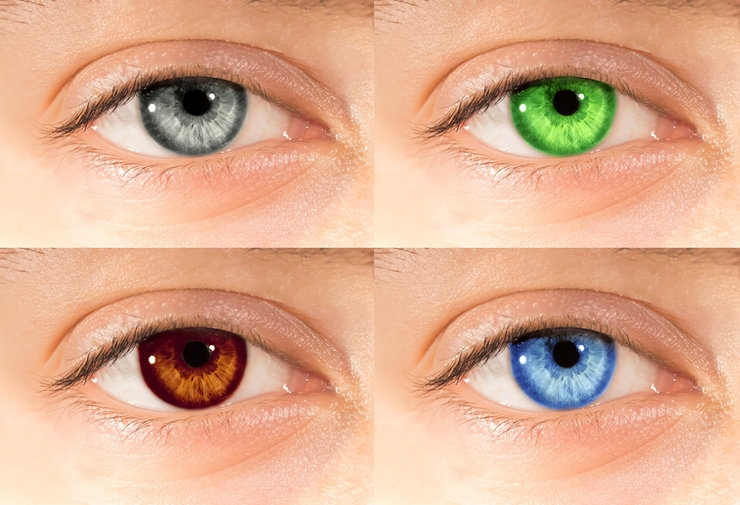 Jak przyciemnić kolor tęczówek w oczach?