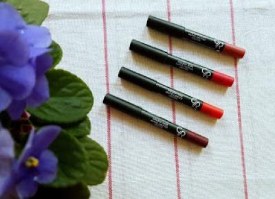 Golden Rose Matte Lipstick Crayon w 5 makijażowych gwiazdkach Michalin'y